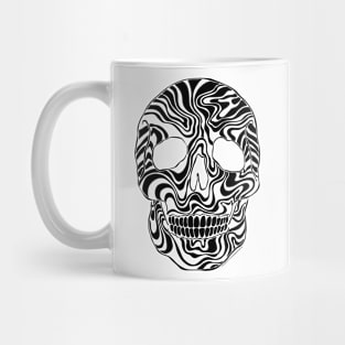 skull 10 black Mug